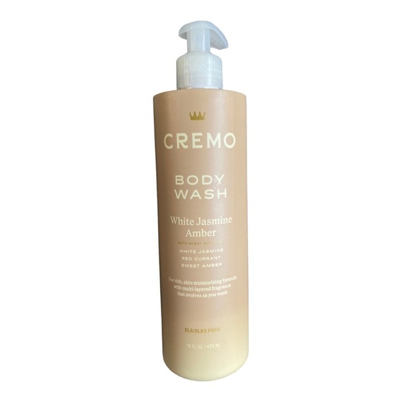 Cremo Skin Moisturizing White Jasmine Amber Women's Body Wash, 16 oz NEW - Picture 1 of 2